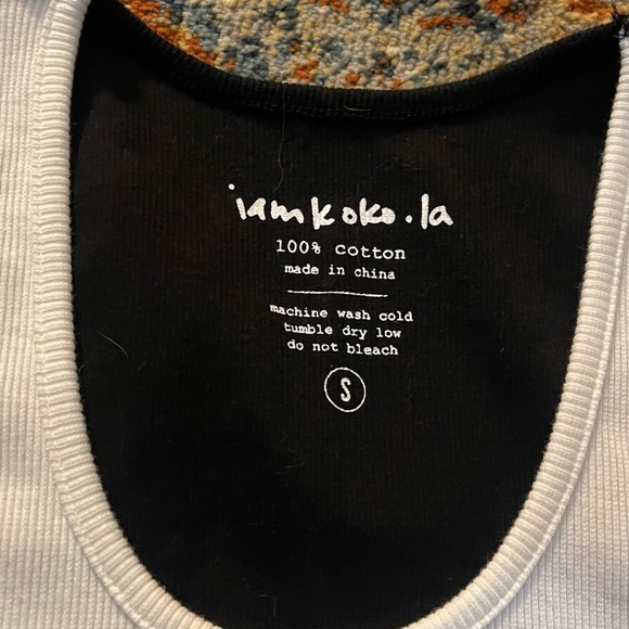 Iamkoko.la | One of a kind “DIOR” logo vintage crop tank size: small - Picture 6 of 7